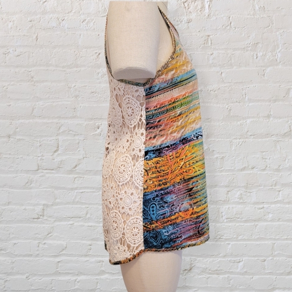 gimmicks BKE Top Lace Beading Sleeveless S - Picture 1 of 11